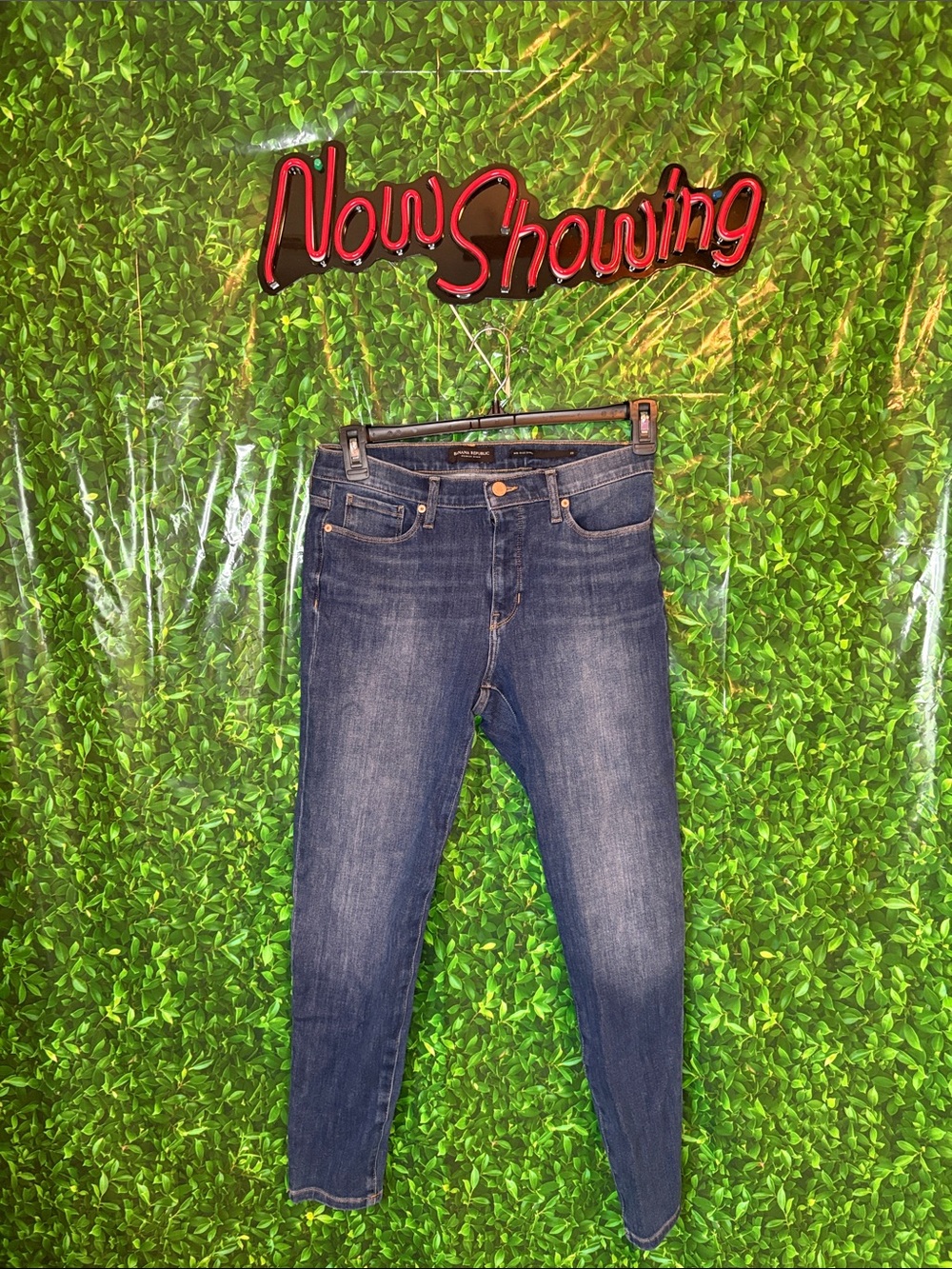 Women’s Banana Republic Dark Blue Stretch Slim Jeans